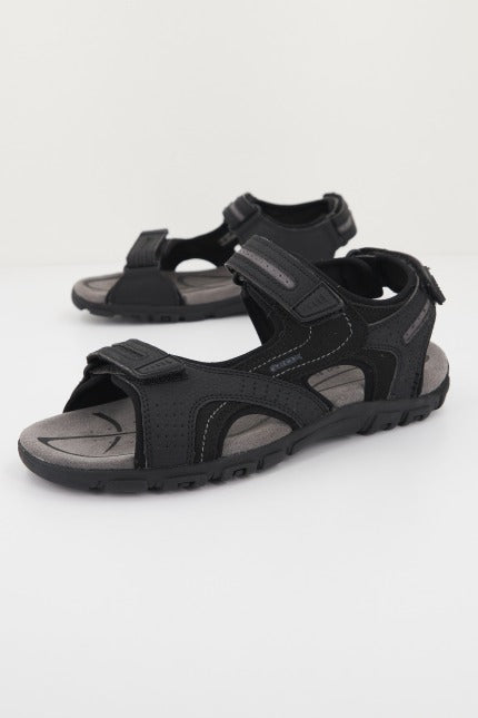 GEOX U SANDAL STRADA D en color NEGRO  (1)