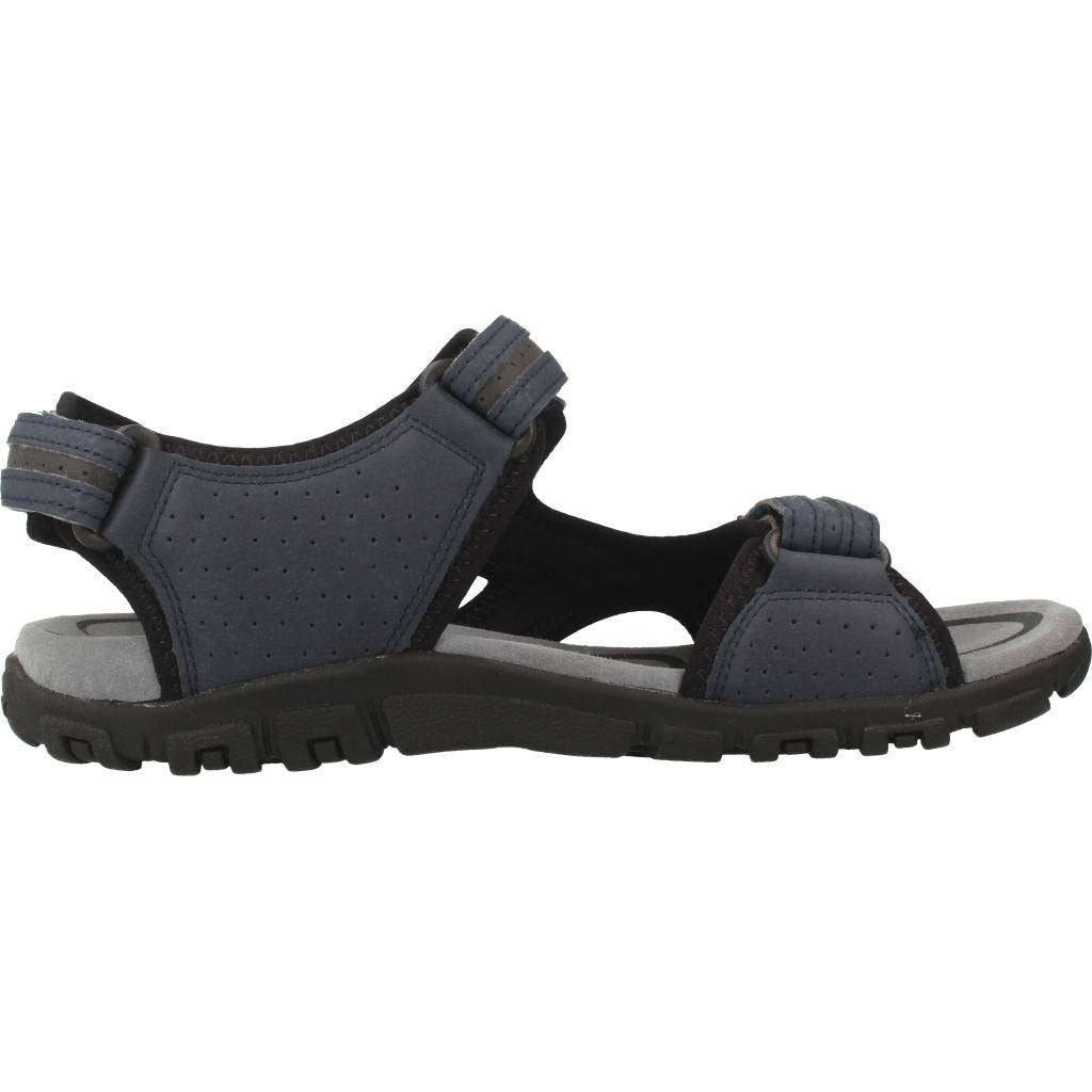 GEOX UOMO SANDAL STRADA en color AZUL  (4)