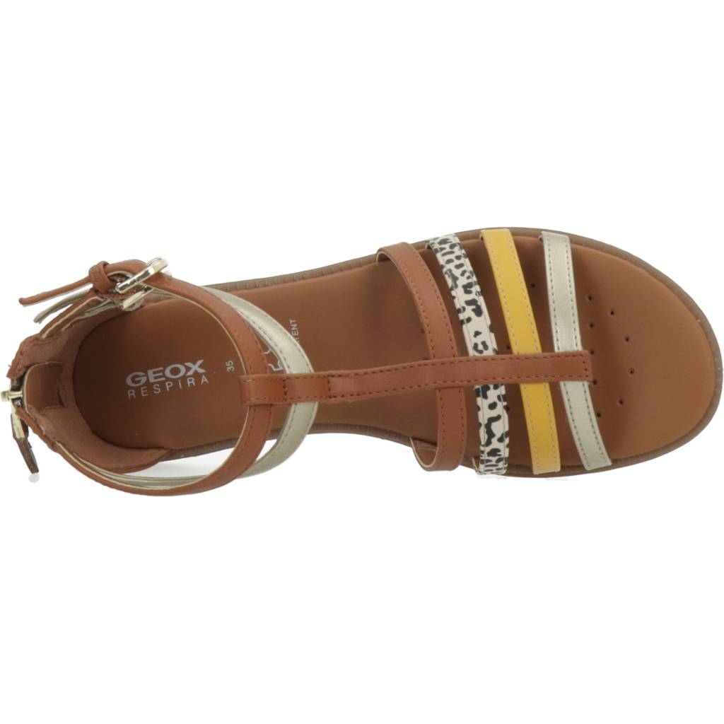 GEOX J SANDAL KARLY GIRL en color MARRON  (7)