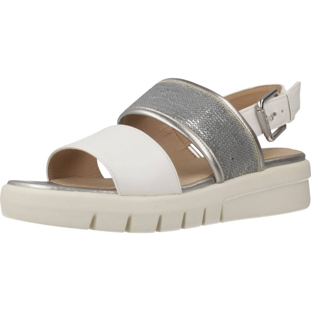 GEOX  D WIMBLEY SANDAL en color BLANCO  (1)