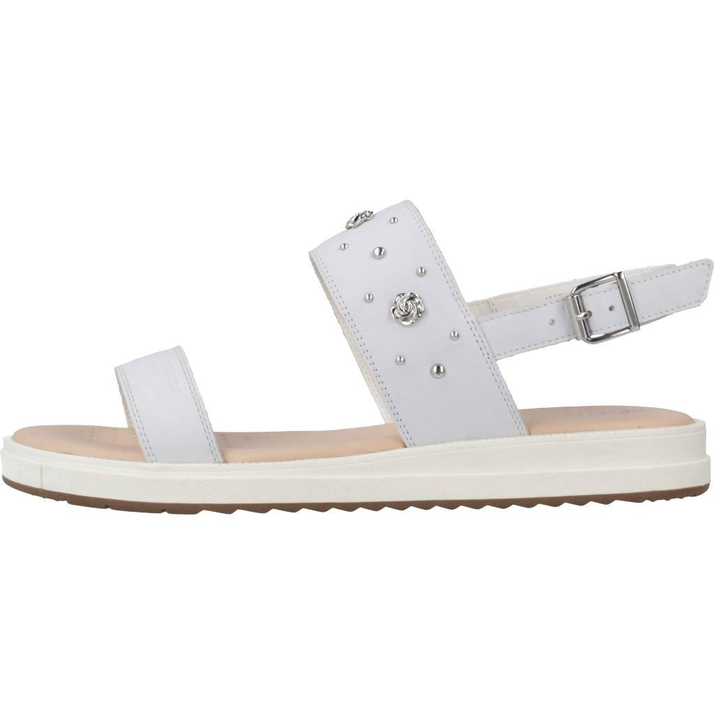 GEOX  J SANDAL REBECCA GIRL en color BLANCO  (2)