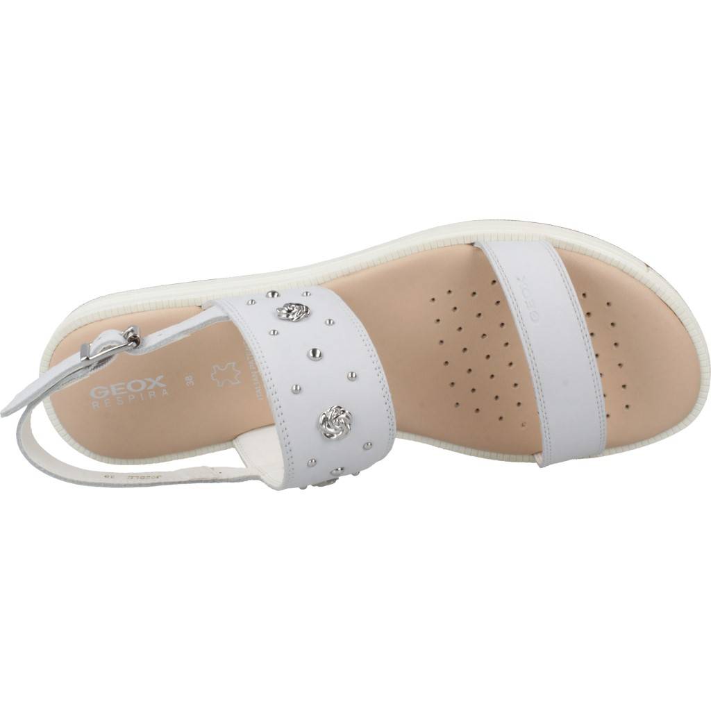 GEOX  J SANDAL REBECCA GIRL en color BLANCO  (7)