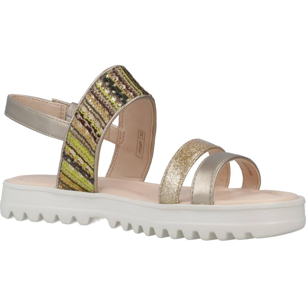 GEOX J SANDAL CORALIE GIR en color ORO  (5)