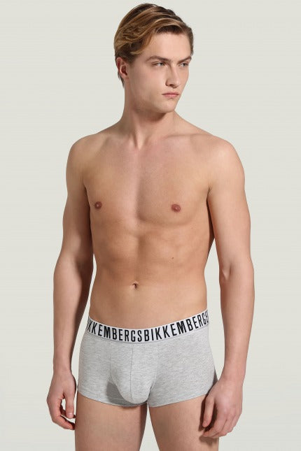 BIKKEMBERGS UNDERWEAR -PACK HOMBRE BOXER en color GRIS  (1)