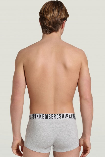 BIKKEMBERGS UNDERWEAR -PACK HOMBRE BOXER en color GRIS  (2)