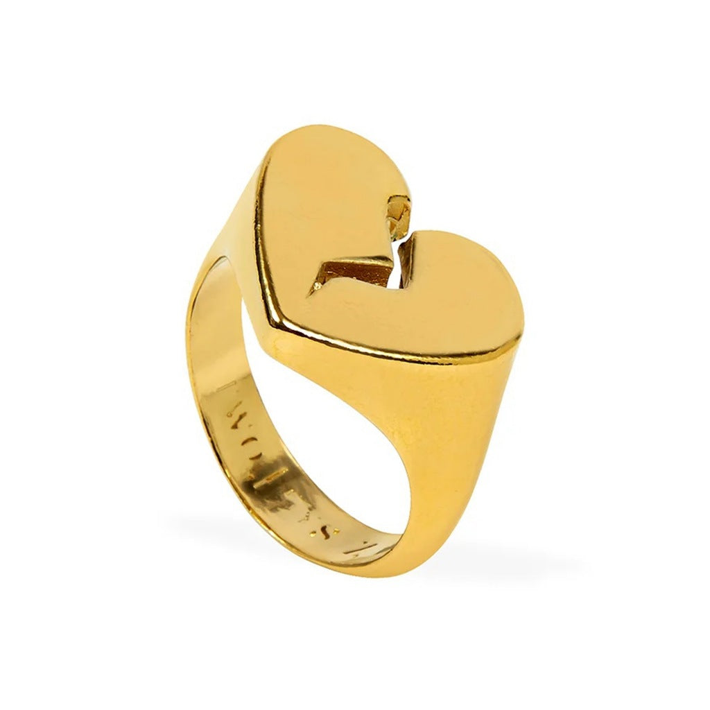 TWOJEYS BROKEN HEART RING  en color ORO  (4)