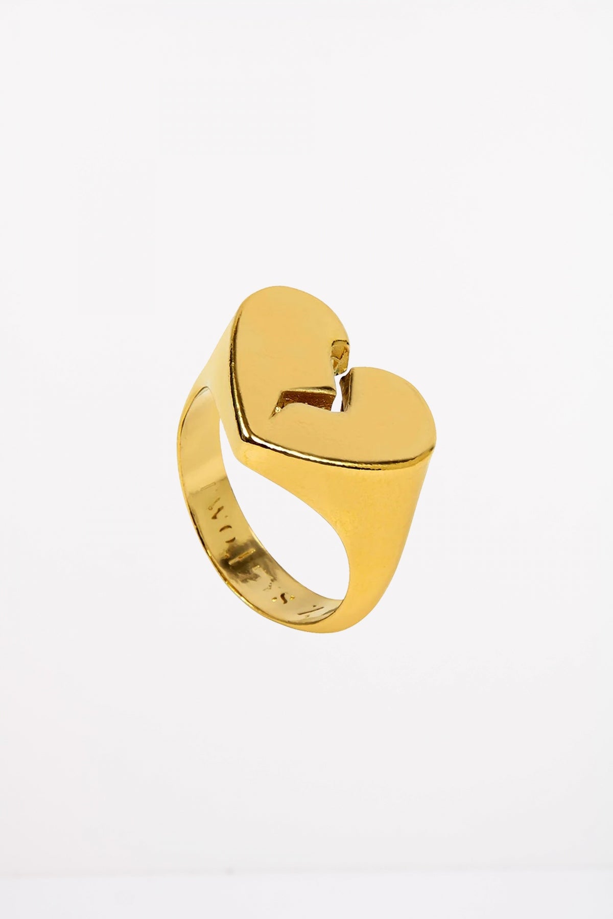 TWOJEYS BROKEN HEART RING  en color ORO  (1)