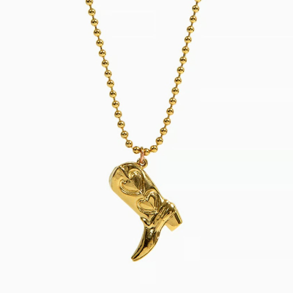 TWOJEYS BOOT NECKLACE en color ORO  (3)