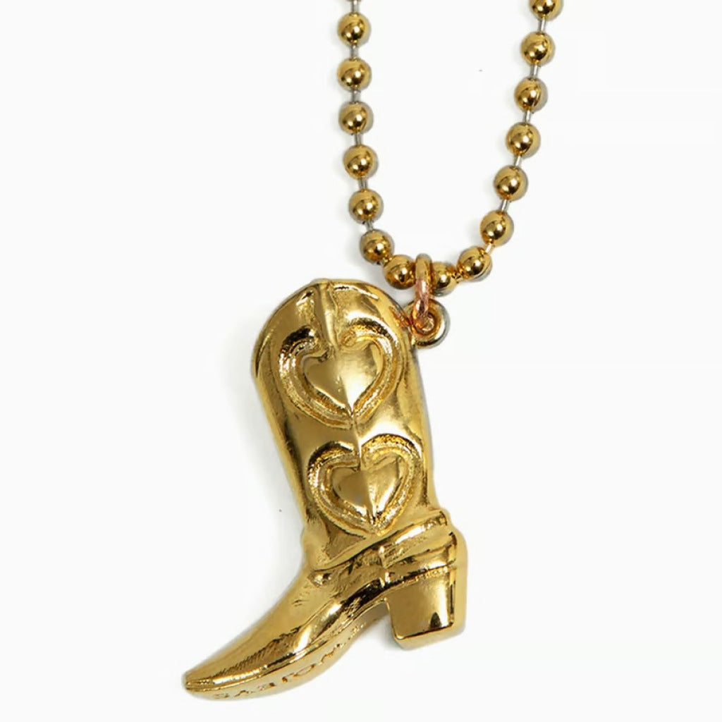 TWOJEYS BOOT NECKLACE en color ORO  (4)