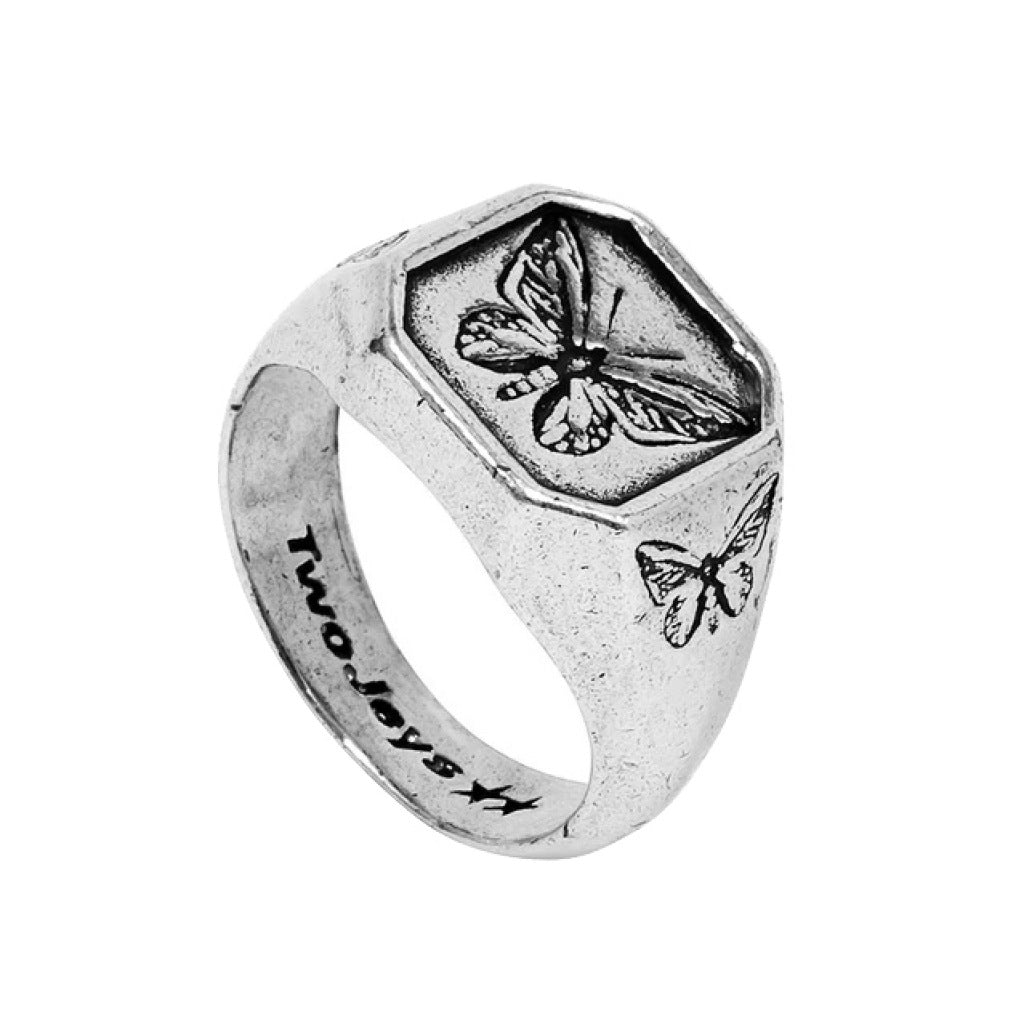 TWOJEYS BUTTERFLY EFFECT RING en color PLATA  (4)