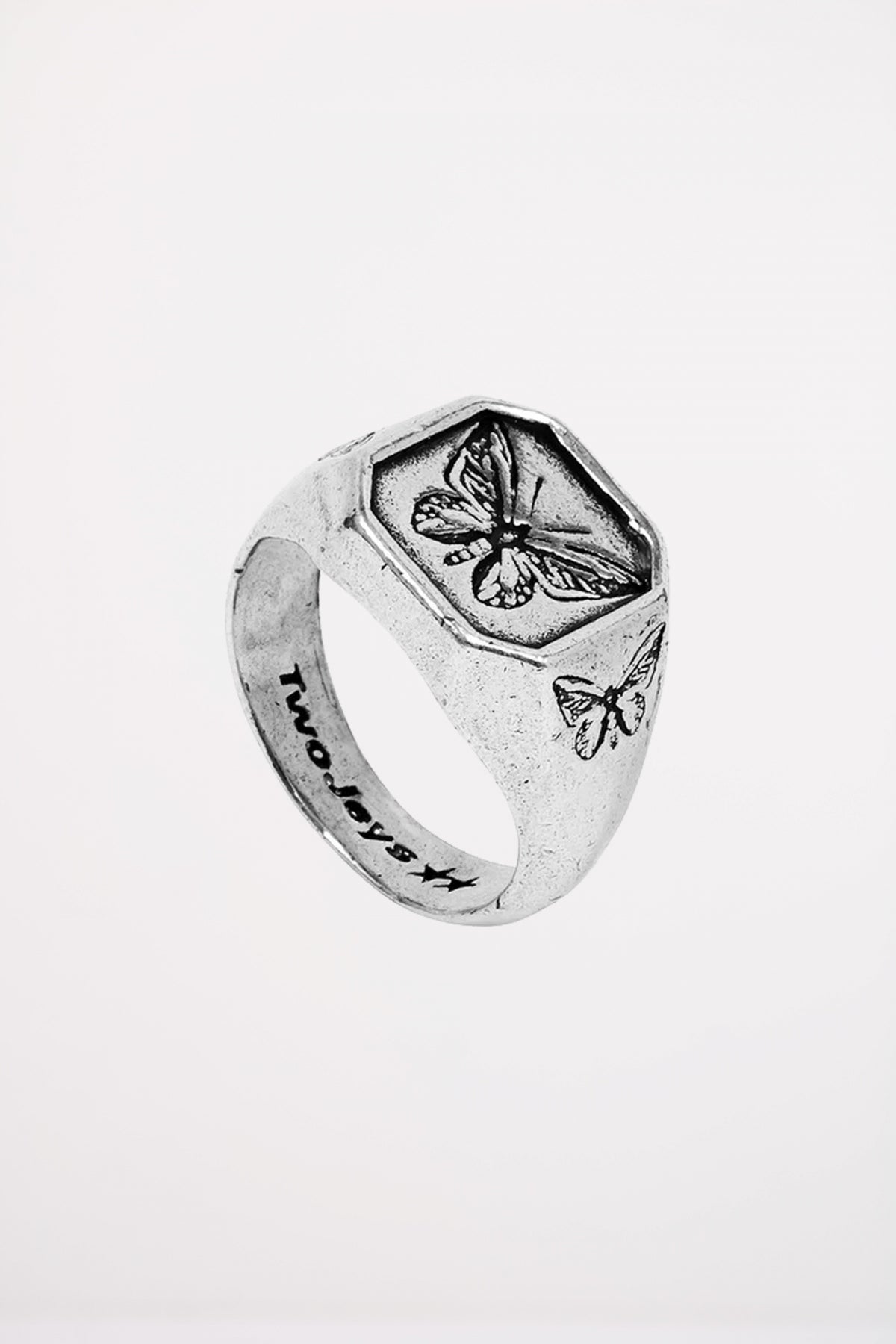 TWOJEYS BUTTERFLY EFFECT RING en color PLATA  (1)