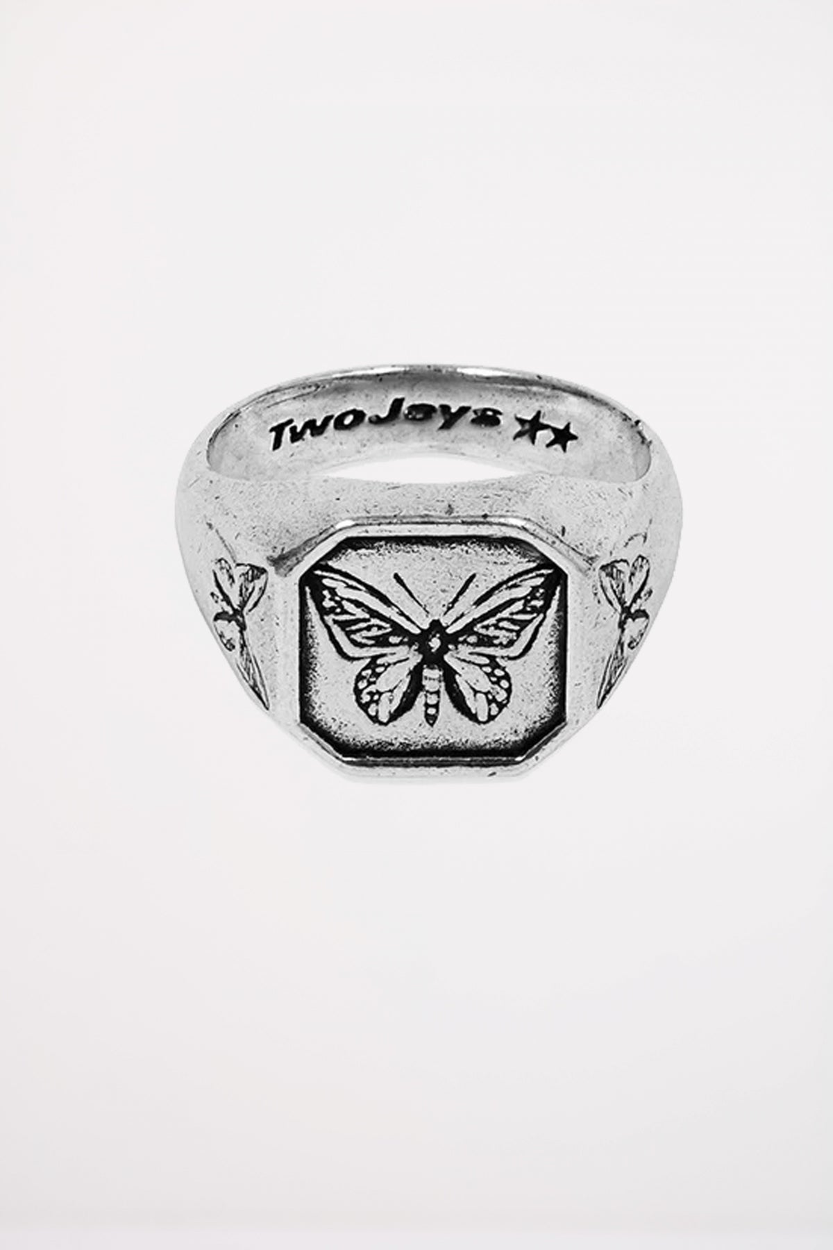 TWOJEYS BUTTERFLY EFFECT RING en color PLATA  (3)