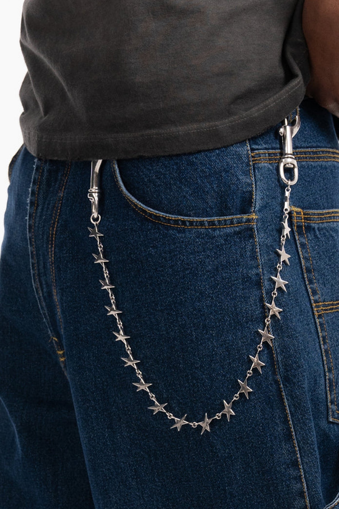 TWOJEYS STARS PANT CHAIN en color PLATA  (3)