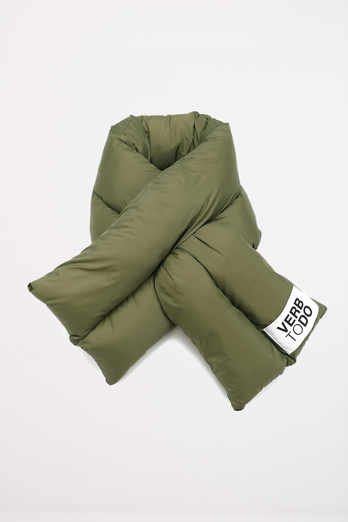 VERB TO DO PUFFER SCARF en color VERDE  (1)