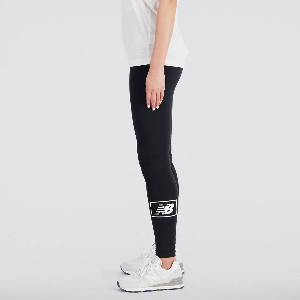 NEW BALANCE ESSENTIALS COTTON SPANDEX TIGHT en color NEGRO  (5)