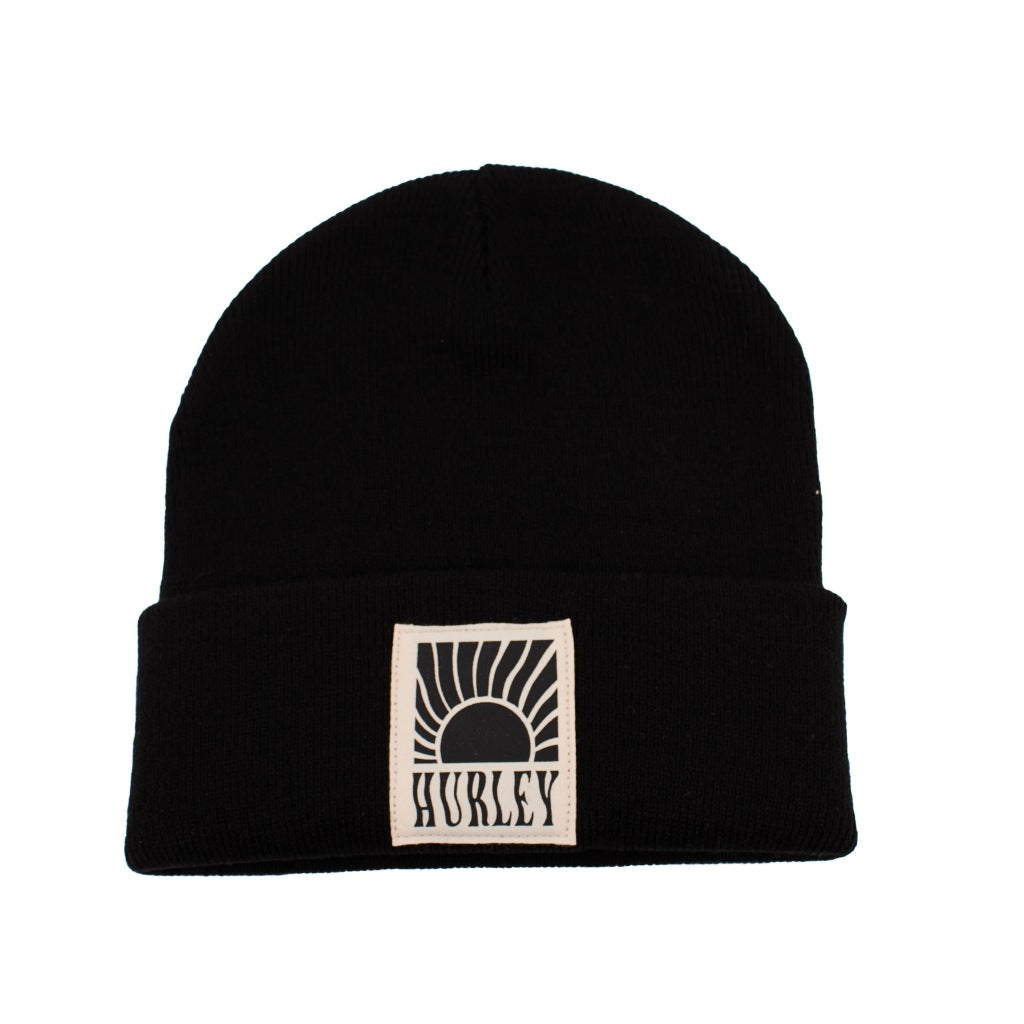 HURLEY W BIG SKY BEANIE en color NEGRO  (4)