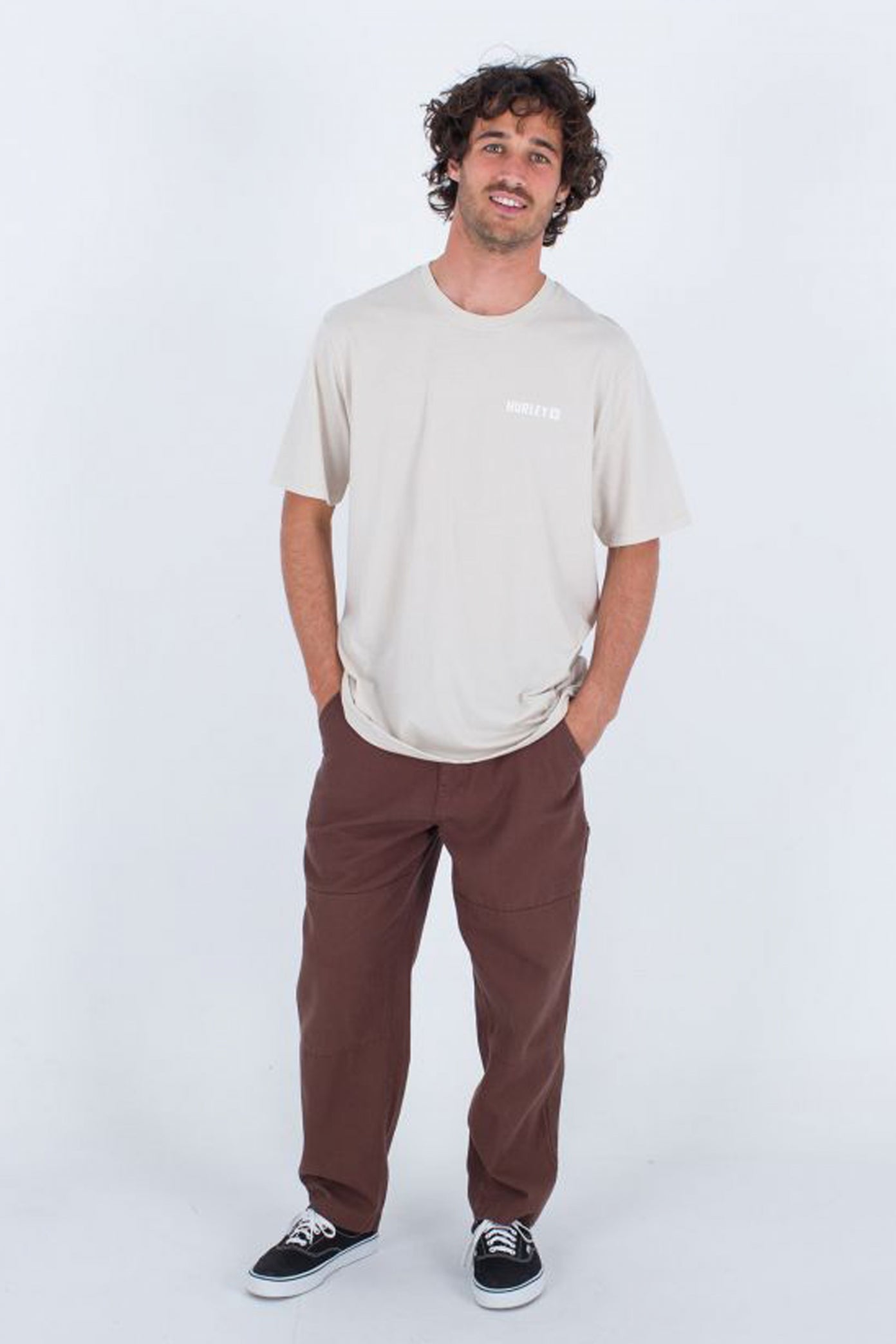 HURLEY INDUSTRY RELAXED PANT en color MARRON  (1)