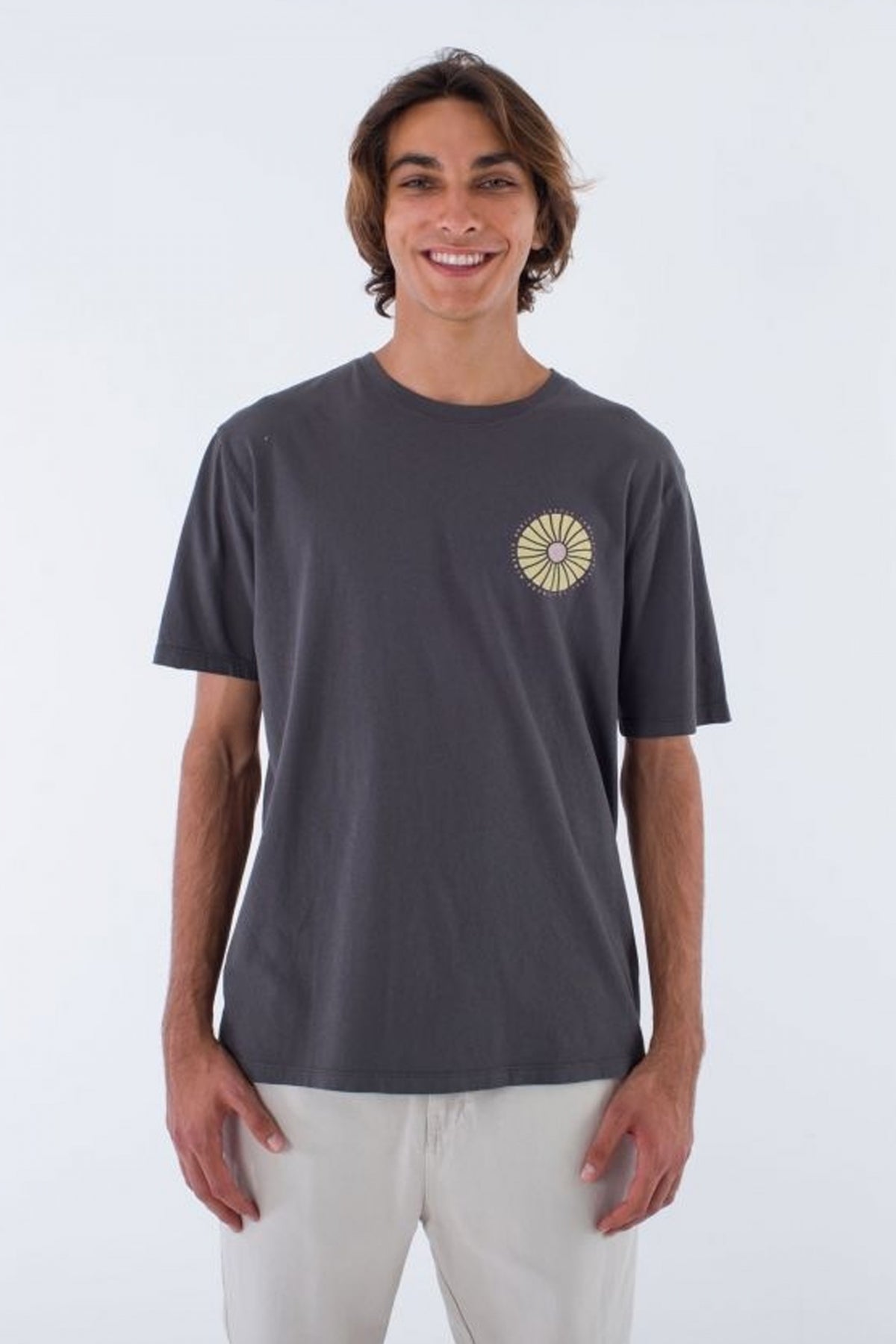 HURLEY EVD NATURALS SS TEE en color GRIS  (1)