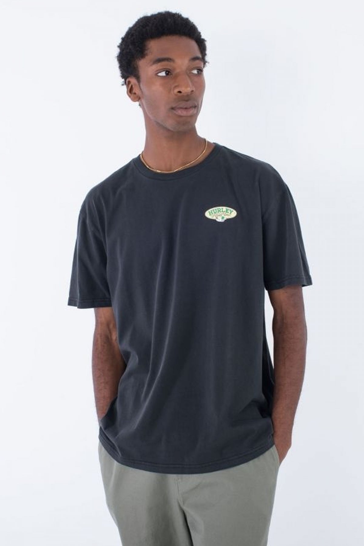 HURLEY ORGANIC ADP FLOAT TEE en color NEGRO  (1)