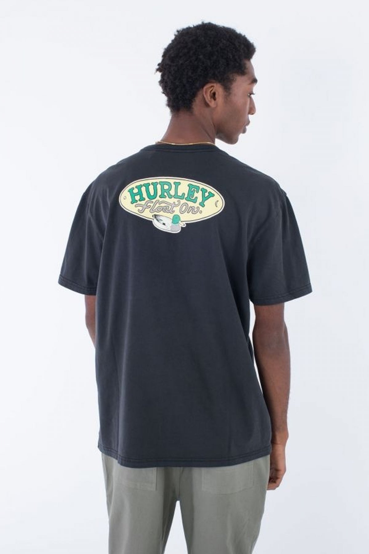 HURLEY ORGANIC ADP FLOAT TEE en color NEGRO  (3)