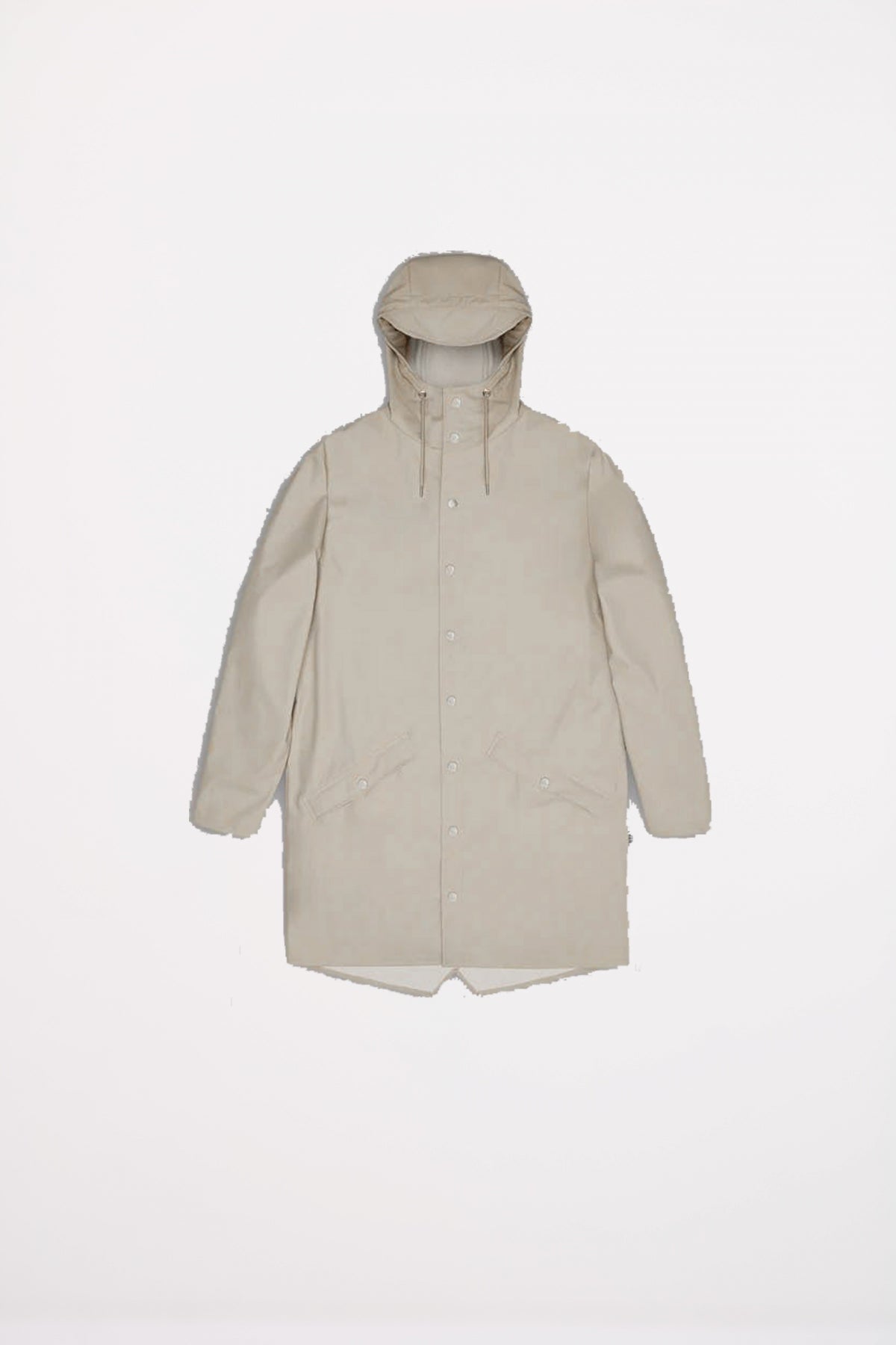 RAINS LONG JACKET W en color GRIS  (2)