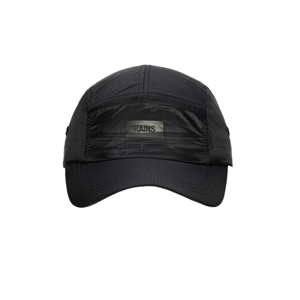 RAINS  PANEL RIPSTOP CAP en color NEGRO  (4)