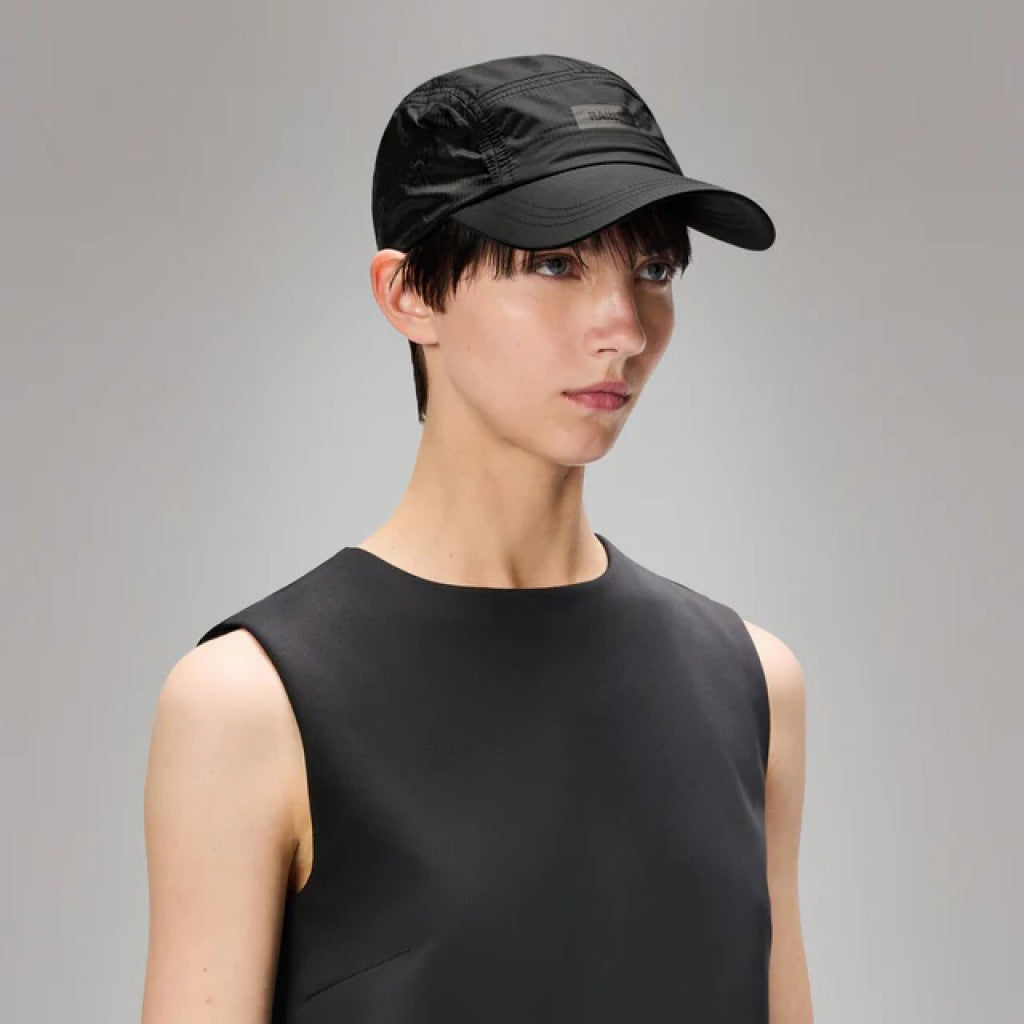 RAINS  PANEL RIPSTOP CAP en color NEGRO  (6)