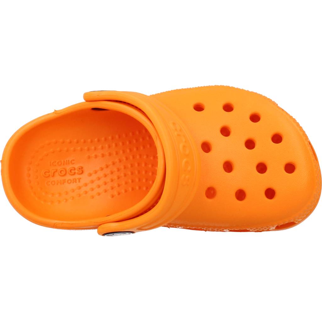 CROCS CLASSIC CLOG T en color NARANJA  (7)