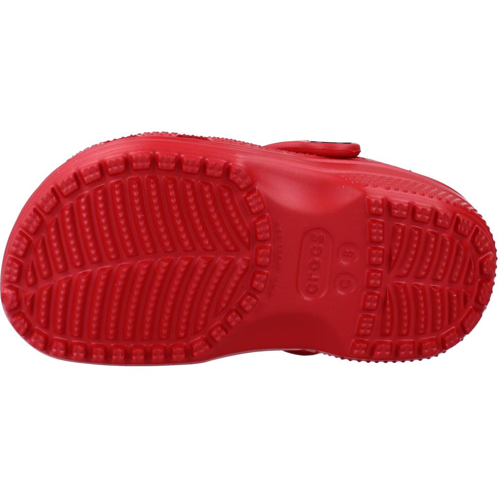 CROCS CLASSIC CLOG T en color ROJO  (6)