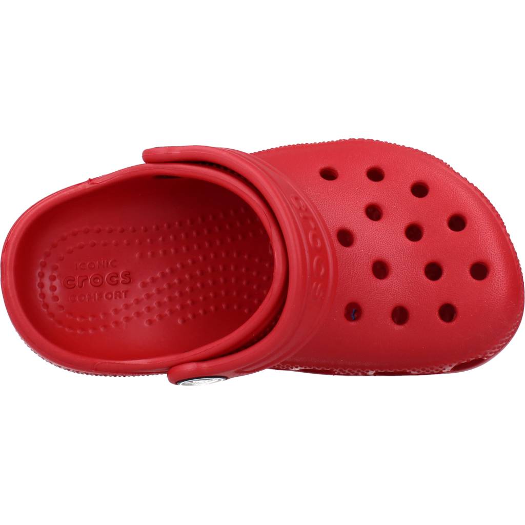 CROCS CLASSIC CLOG T en color ROJO  (7)