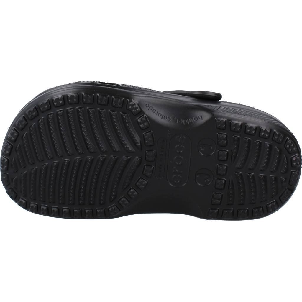 CROCS  CLASSIC CLOG K en color NEGRO  (6)