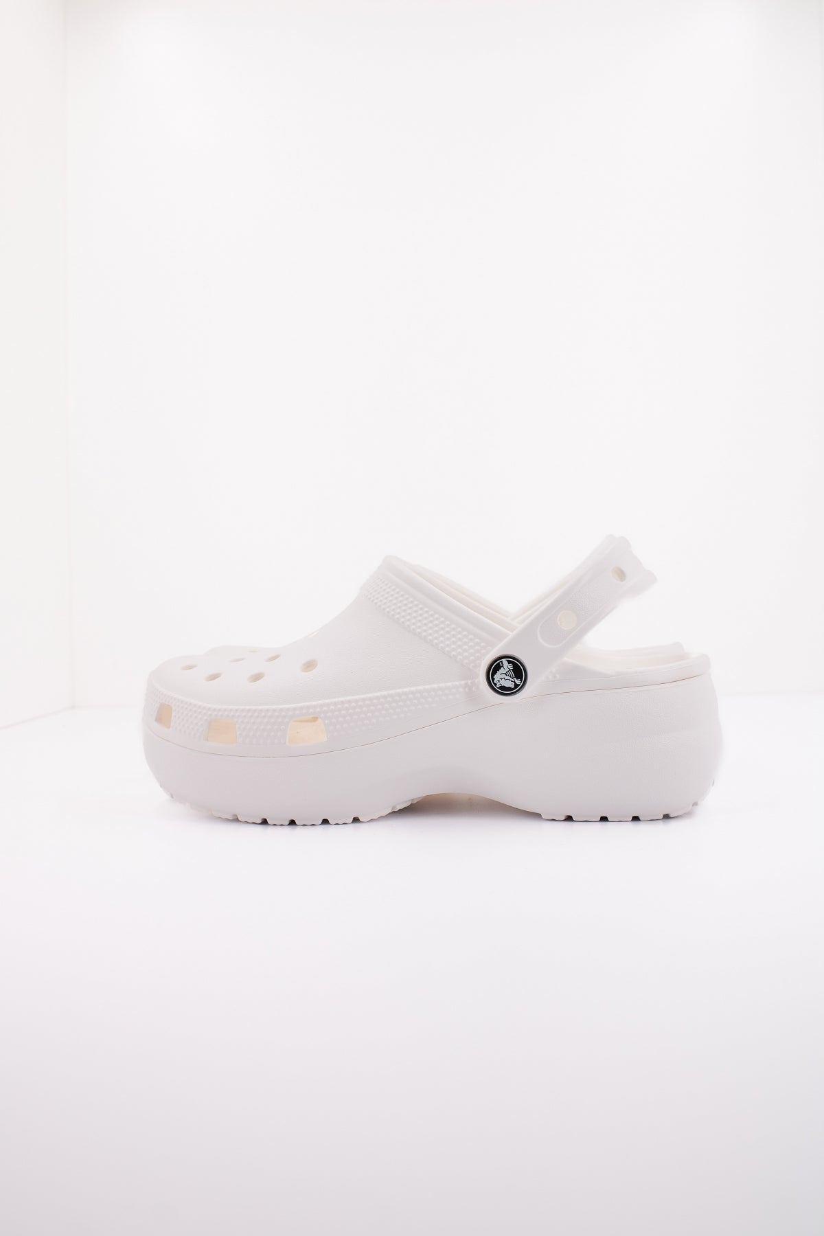 CROCS CLASSIC PLATFORM CLOG W en color BLANCO  (1)