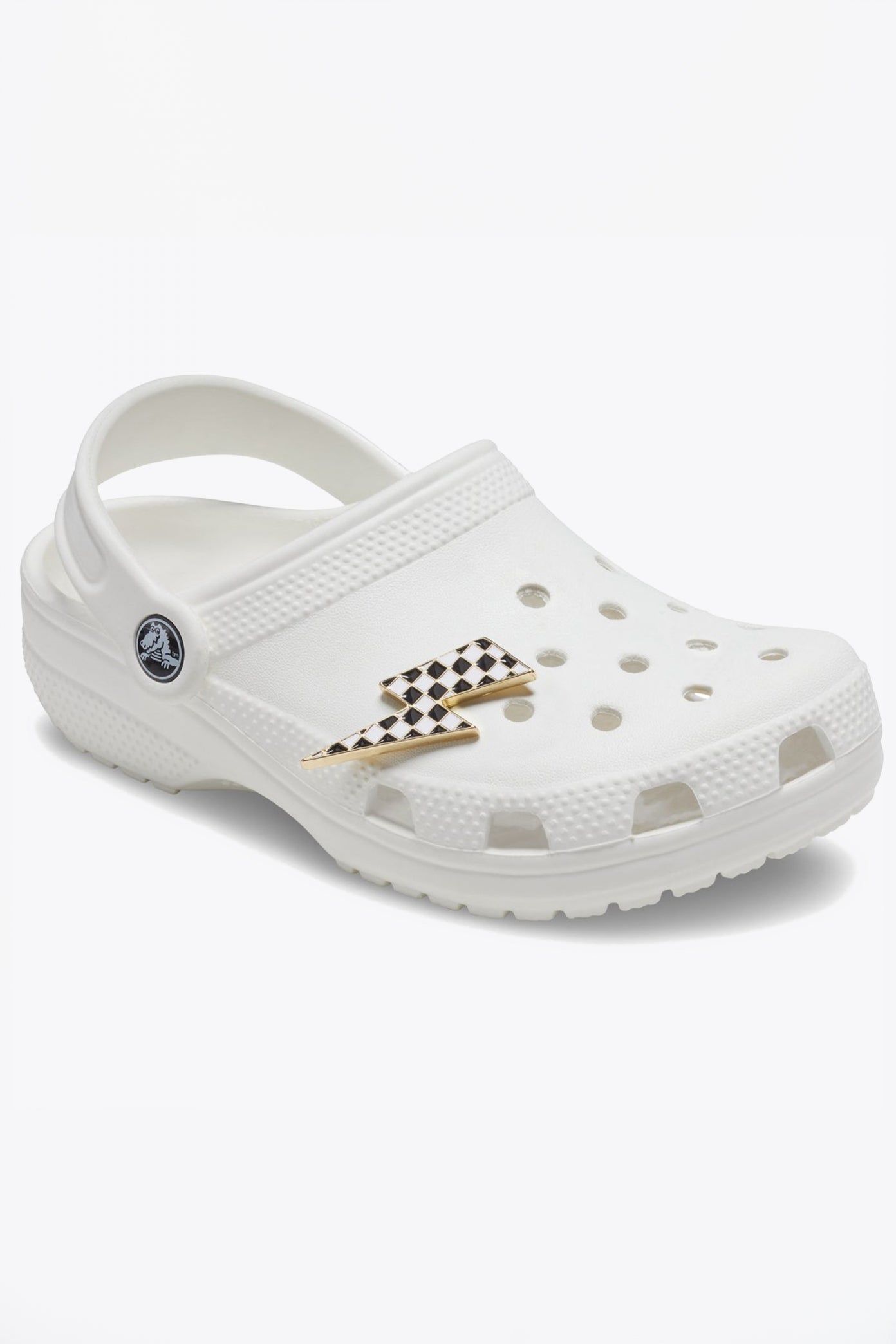 CROCS DADOS IMPRIMIR RAYO en color BLANCO  (2)