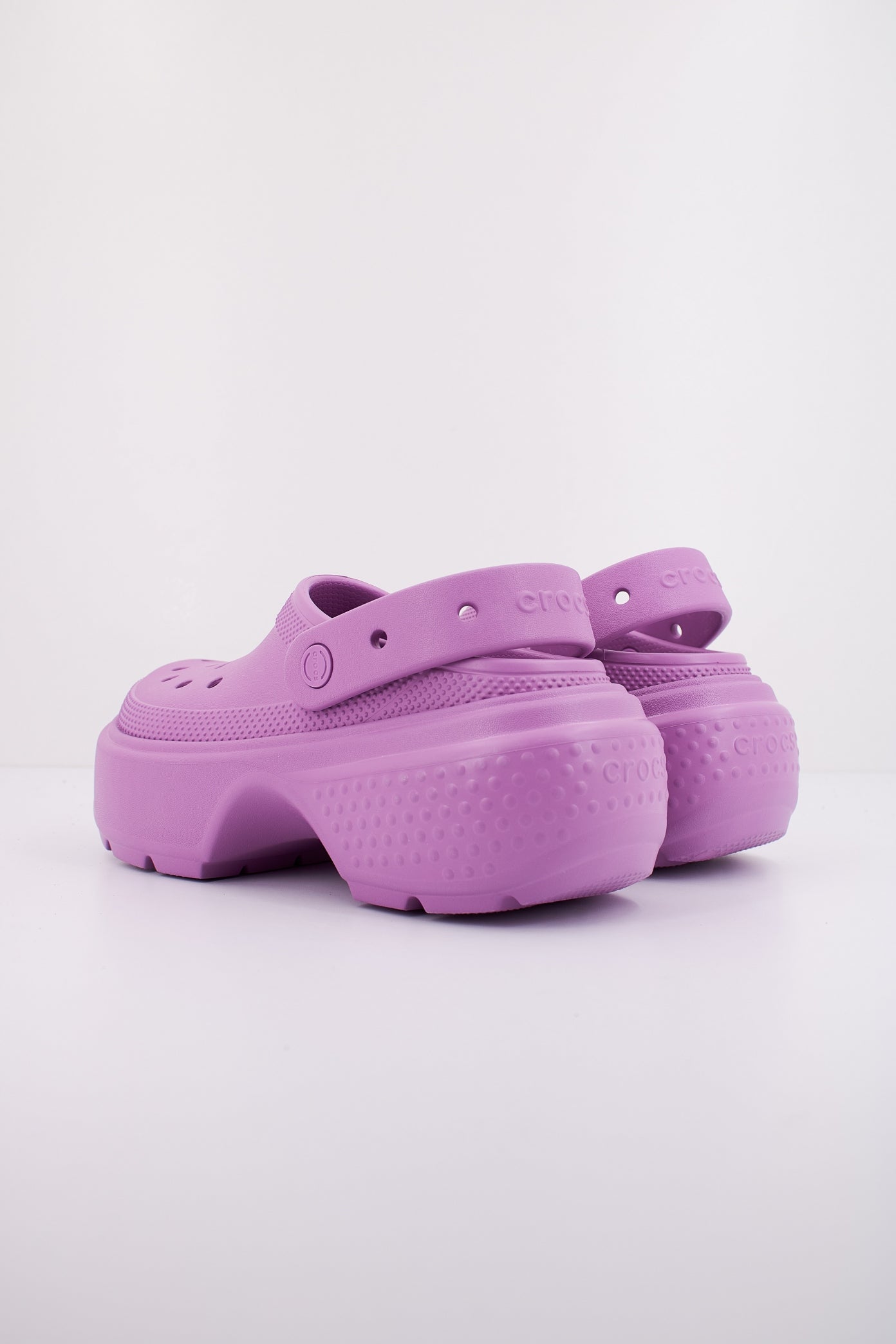 CROCS STOMP CLOG en color ROSA  (4)