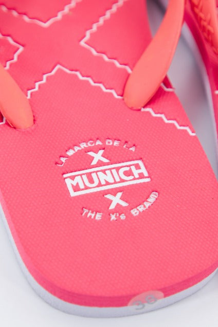 MUNICH BASIC FLIP FLOP SCALLOP en color ROSA  (4)