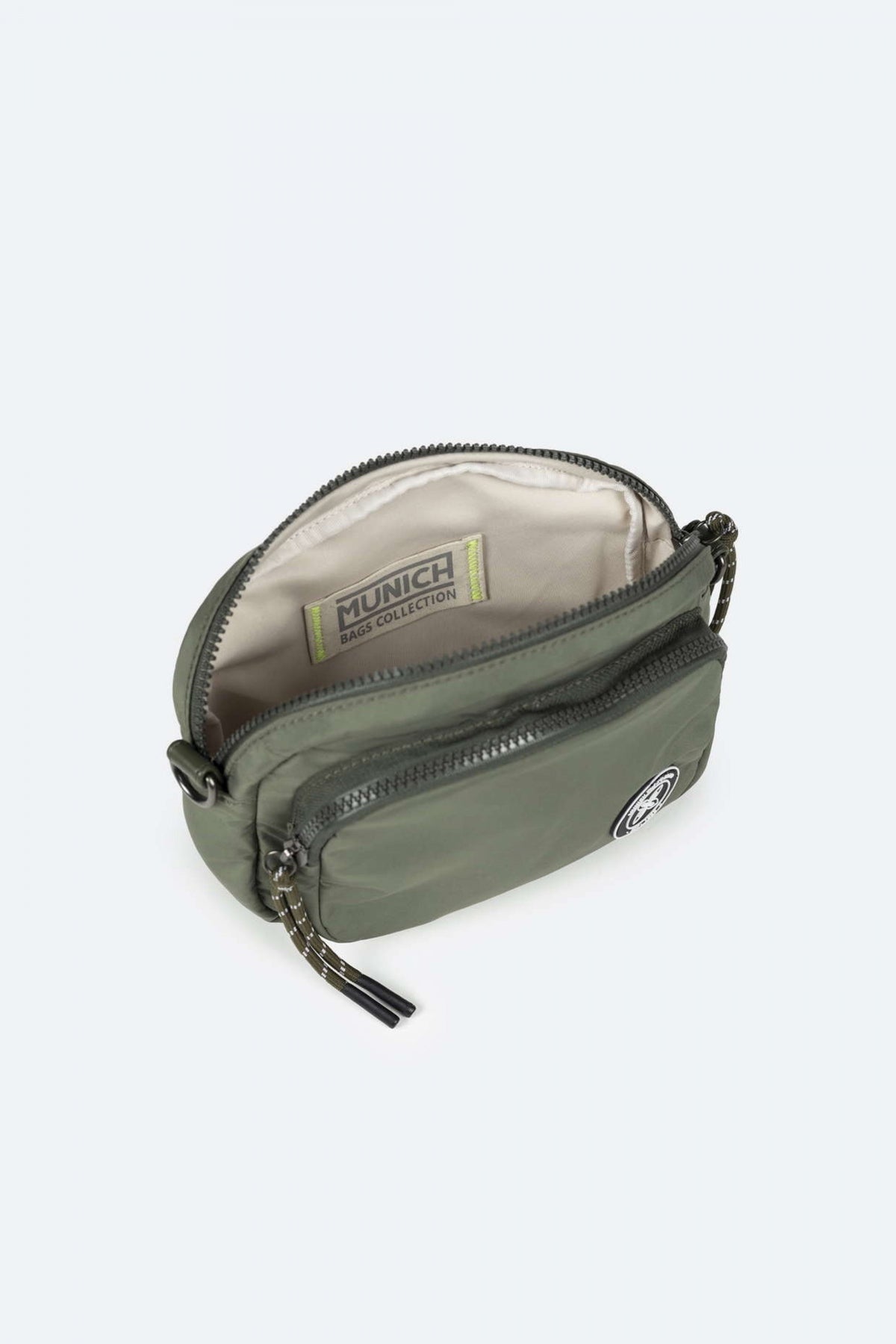 MUNICH SHALLOW CROSSBODY CAMERA en color VERDE  (3)