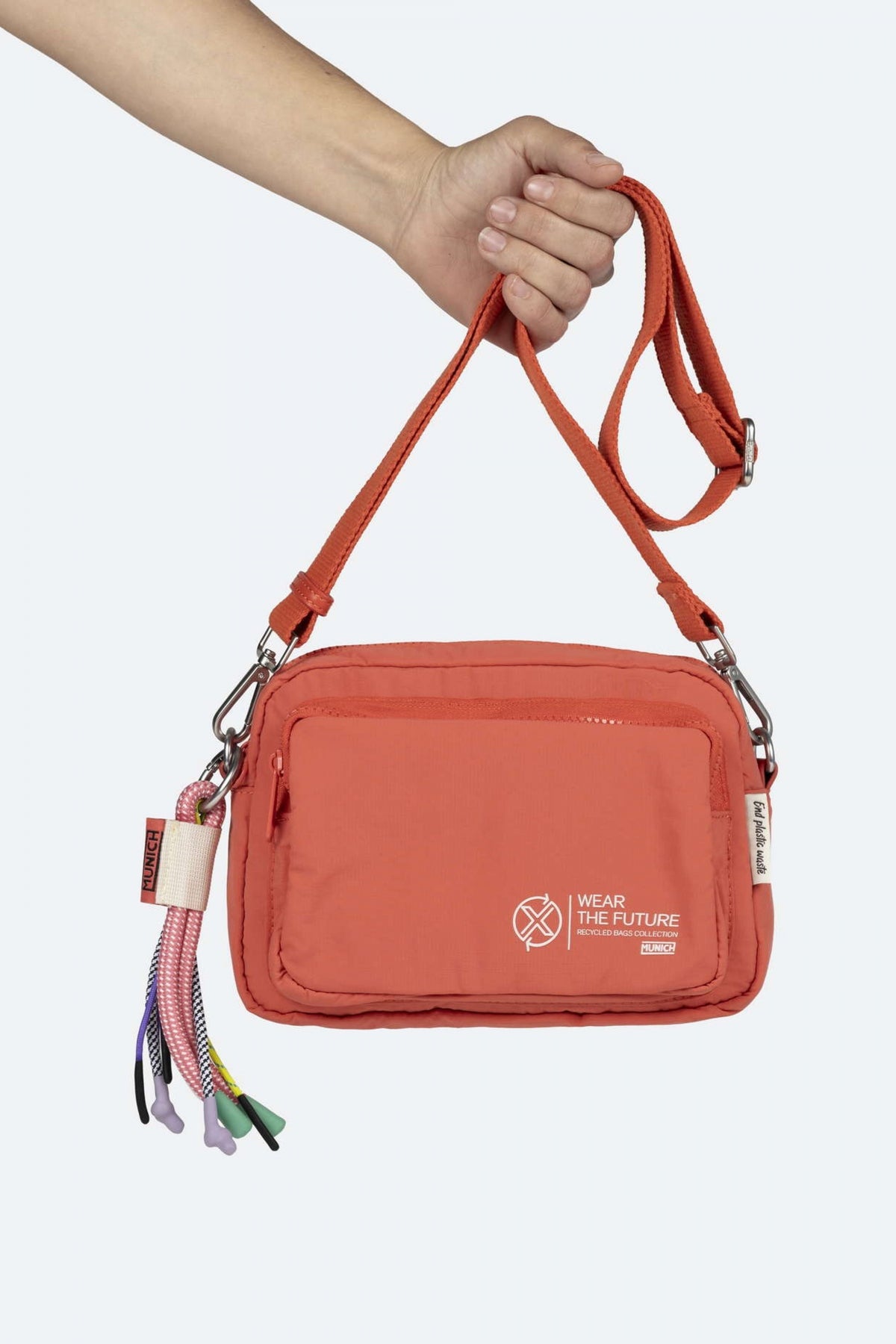 MUNICH DEEP RECYCLED CROSSBODY CA en color NARANJA  (4)