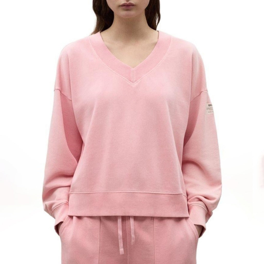 ECOALF  RODASALF SWEATSHIRT en color ROSA  (4)