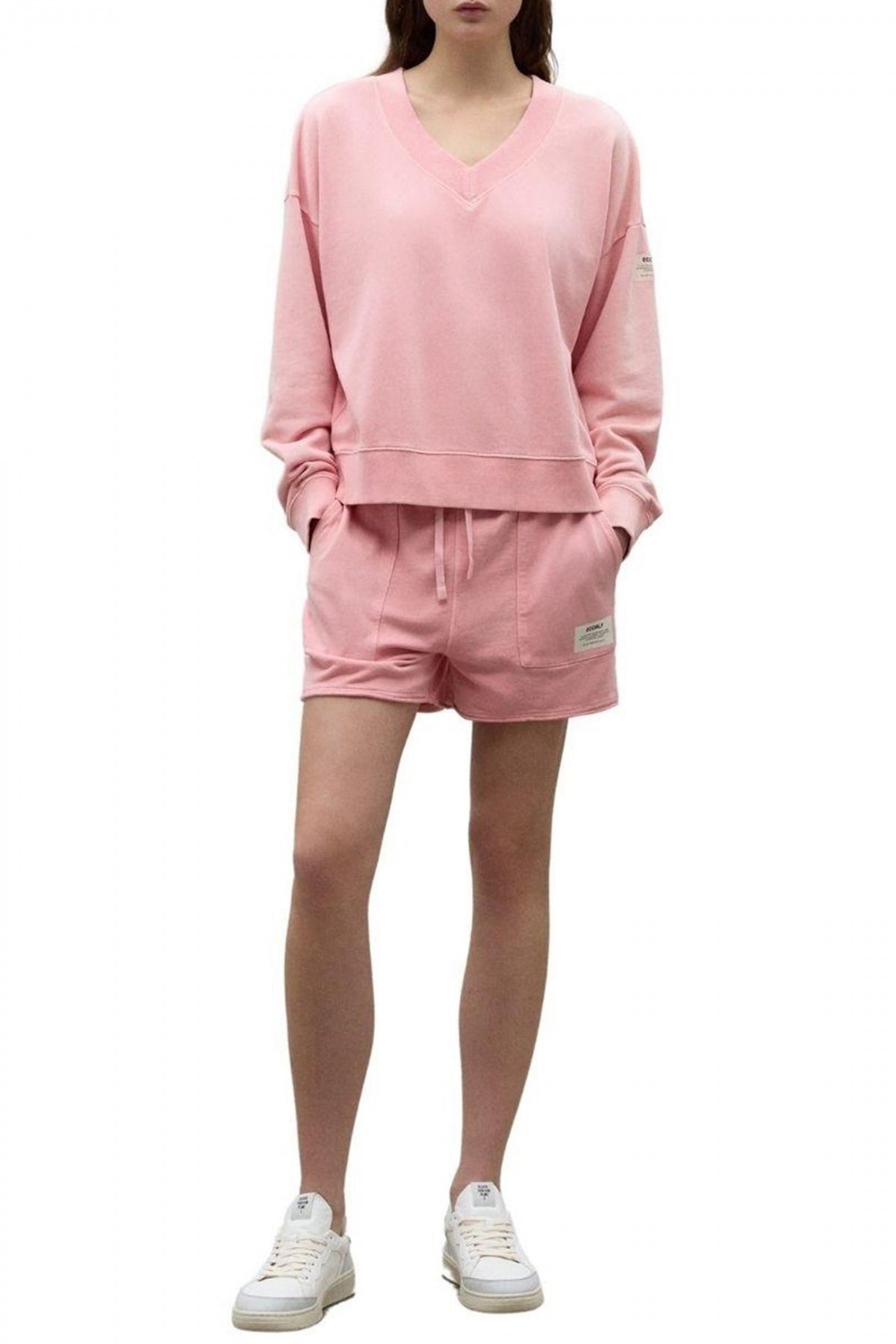 ECOALF  RODASALF SWEATSHIRT en color ROSA  (3)