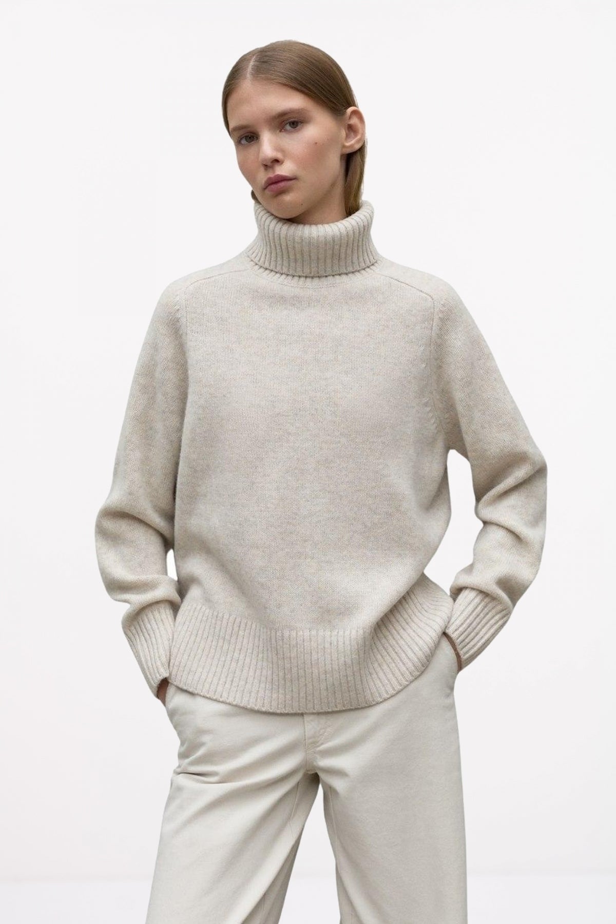 ECOALF  CAQUIALF KNIT en color BEIS  (1)