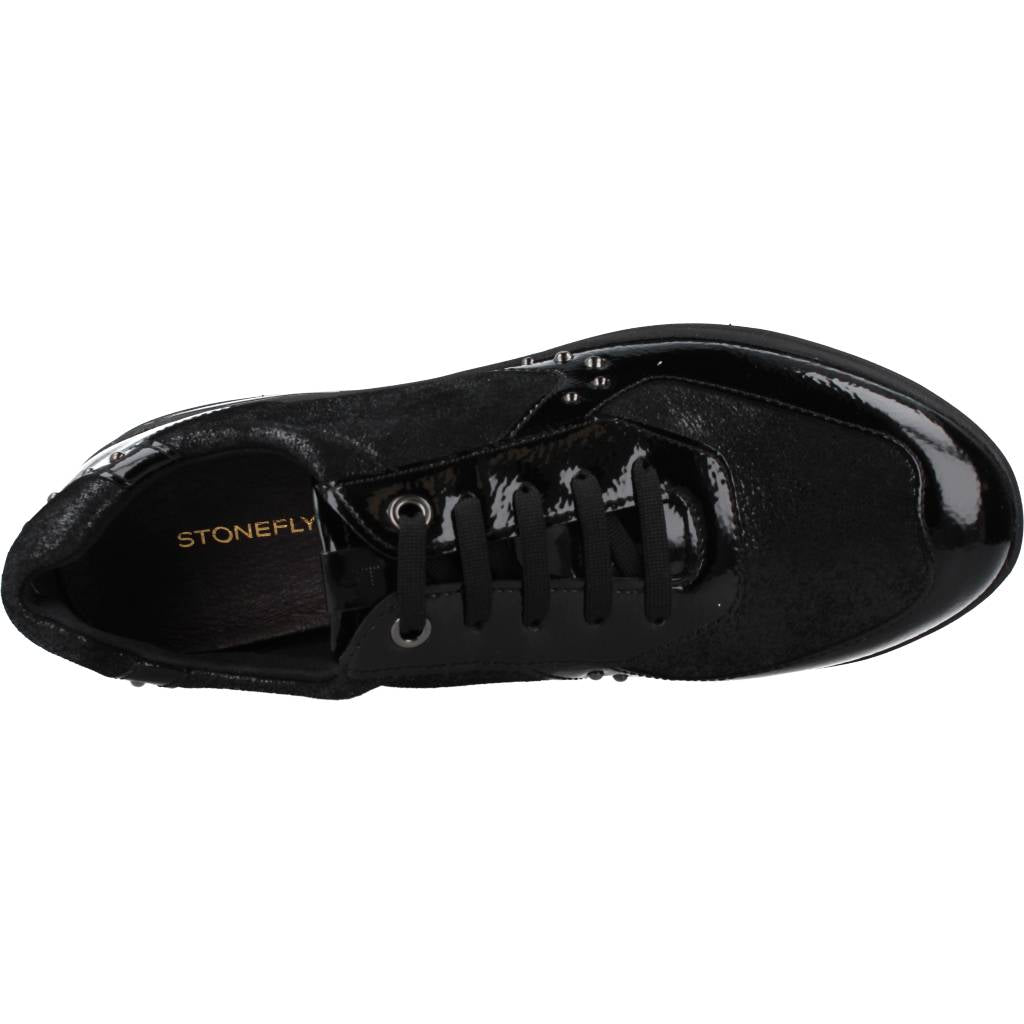 STONEFLY AURORA  PATENT/GLITTER VEL en color NEGRO  (7)