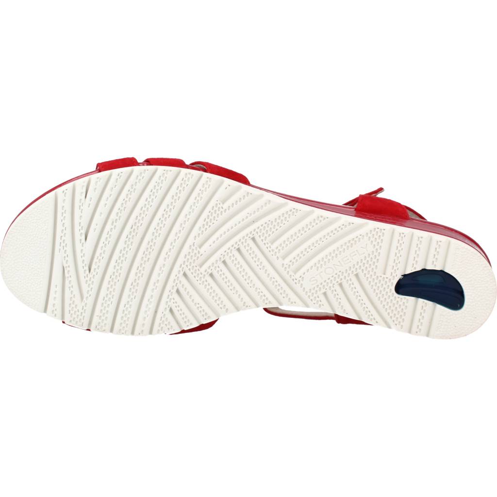 STONEFLY CHER  GOAT SUEDE en color ROJO  (6)