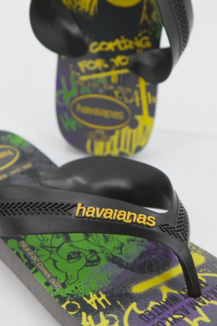 HAVAIANAS  KIDS MAX HEROIS en color NEGRO  (4)