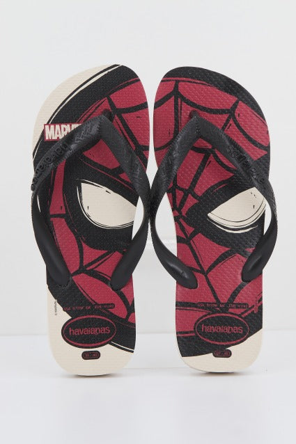 HAVAIANAS TOP MARVEL LOGOMANIA en color BEIS  (1)