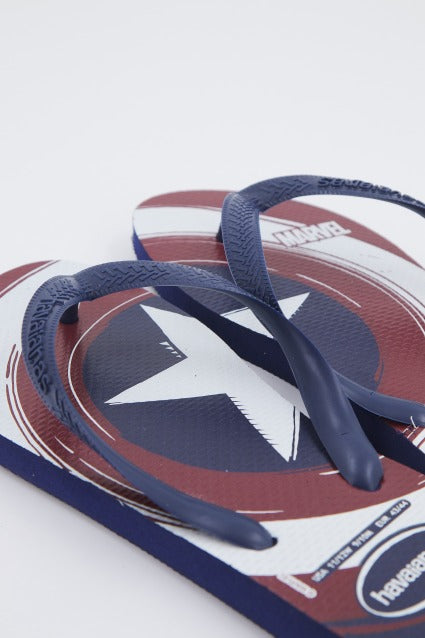 HAVAIANAS TOP MARVEL LOGOMANIA en color AZUL  (3)