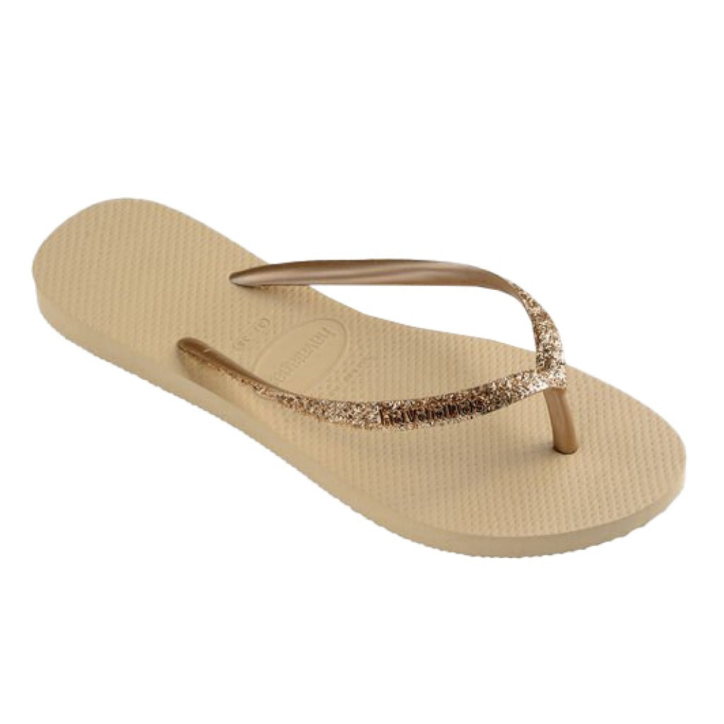 HAVAIANAS SLIM GLITTER II en color MARRON  (5)