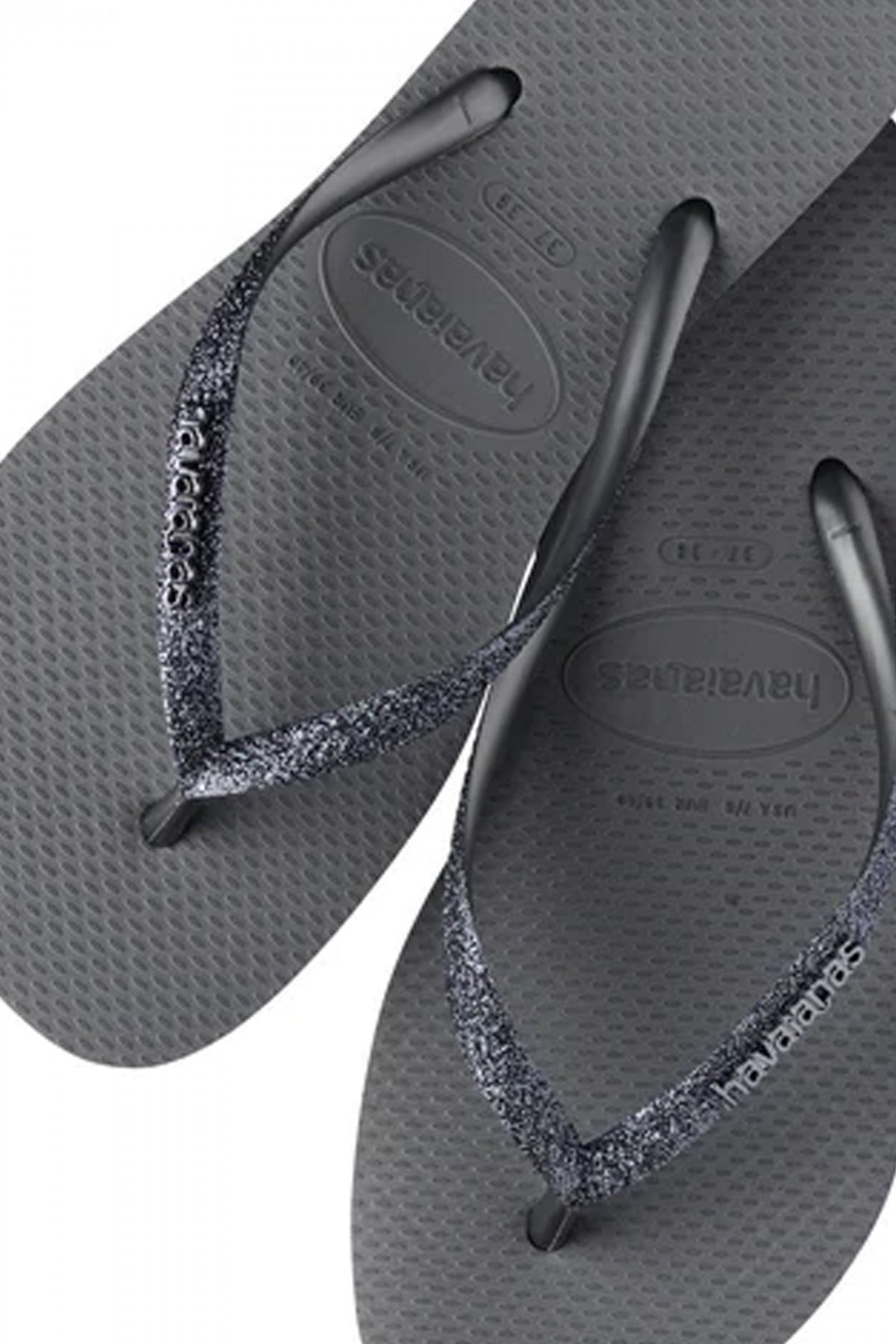 HAVAIANAS SLIM GLITTER II en color GRIS  (4)