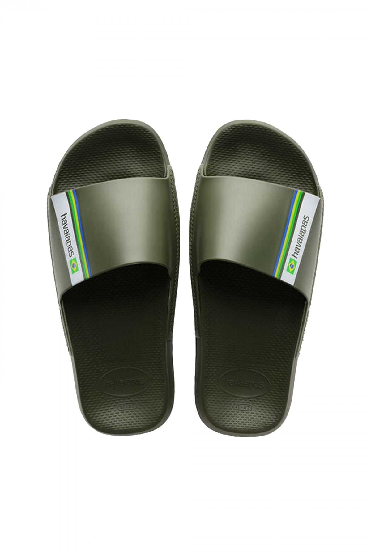 HAVAIANAS SLIDE BRASIL en color VERDE  (1)