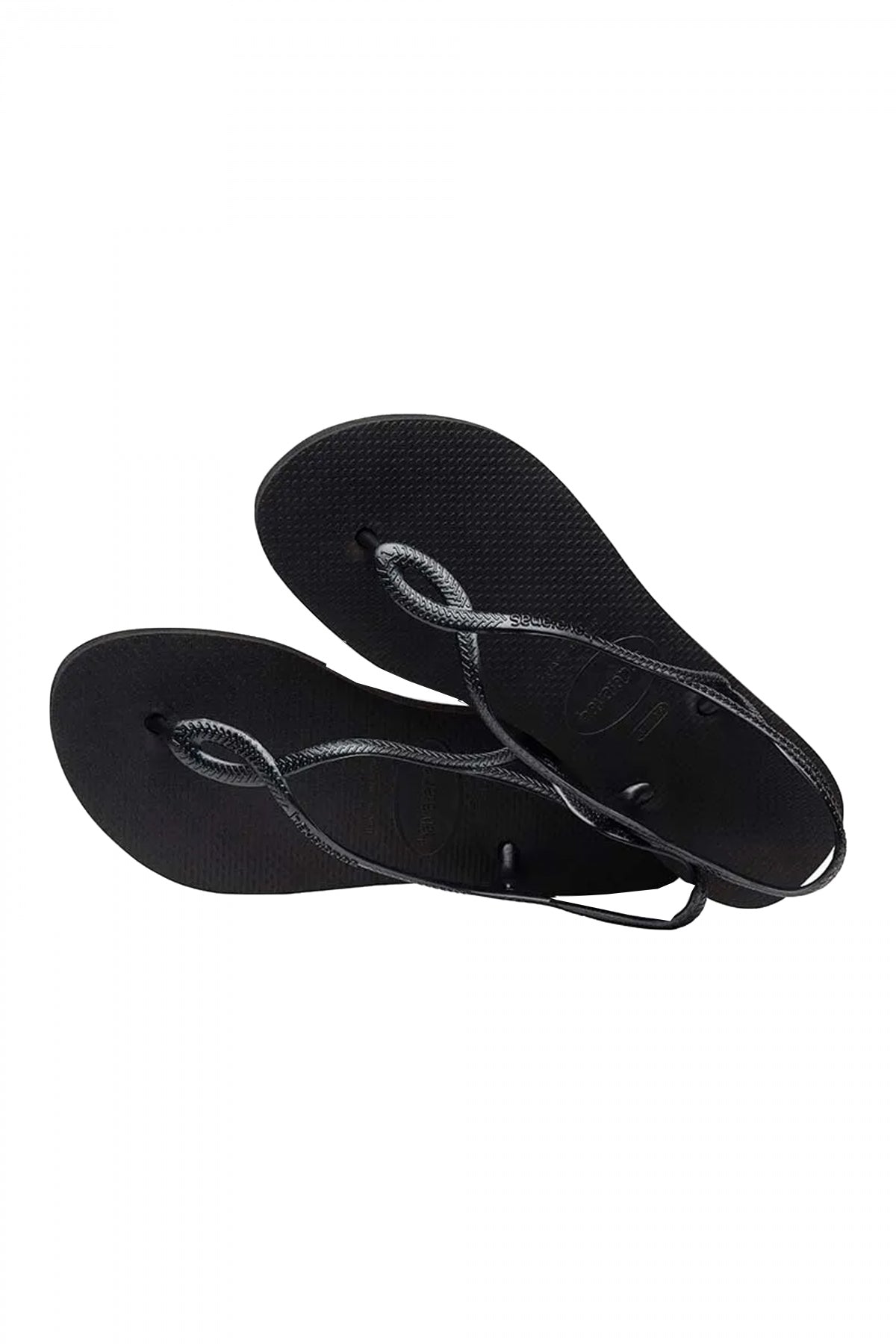 HAVAIANAS LUNA FLATFORM en color NEGRO  (2)