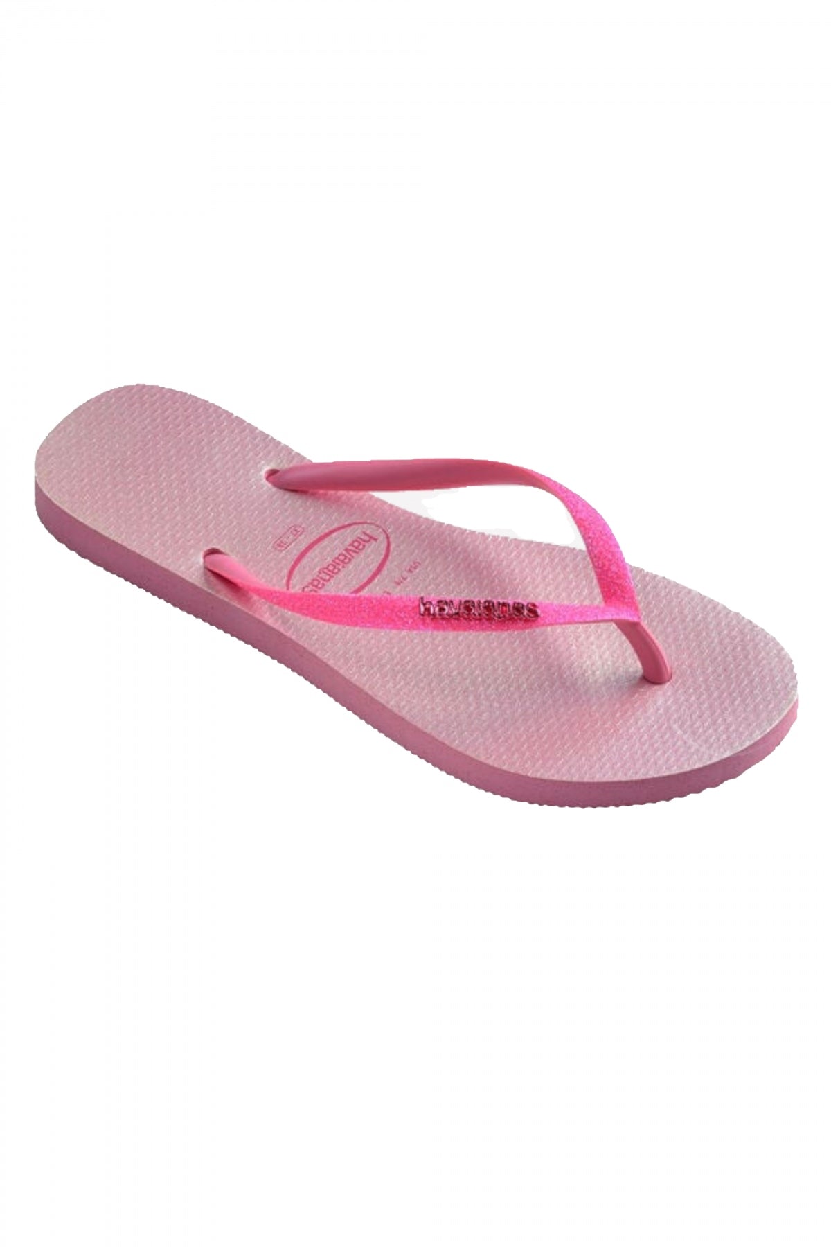 HAVAIANAS SLIM GLITTER IRIDESCE en color ROSA  (3)